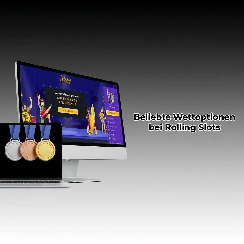 Beliebte Wettoptionen bei Rolling Slots