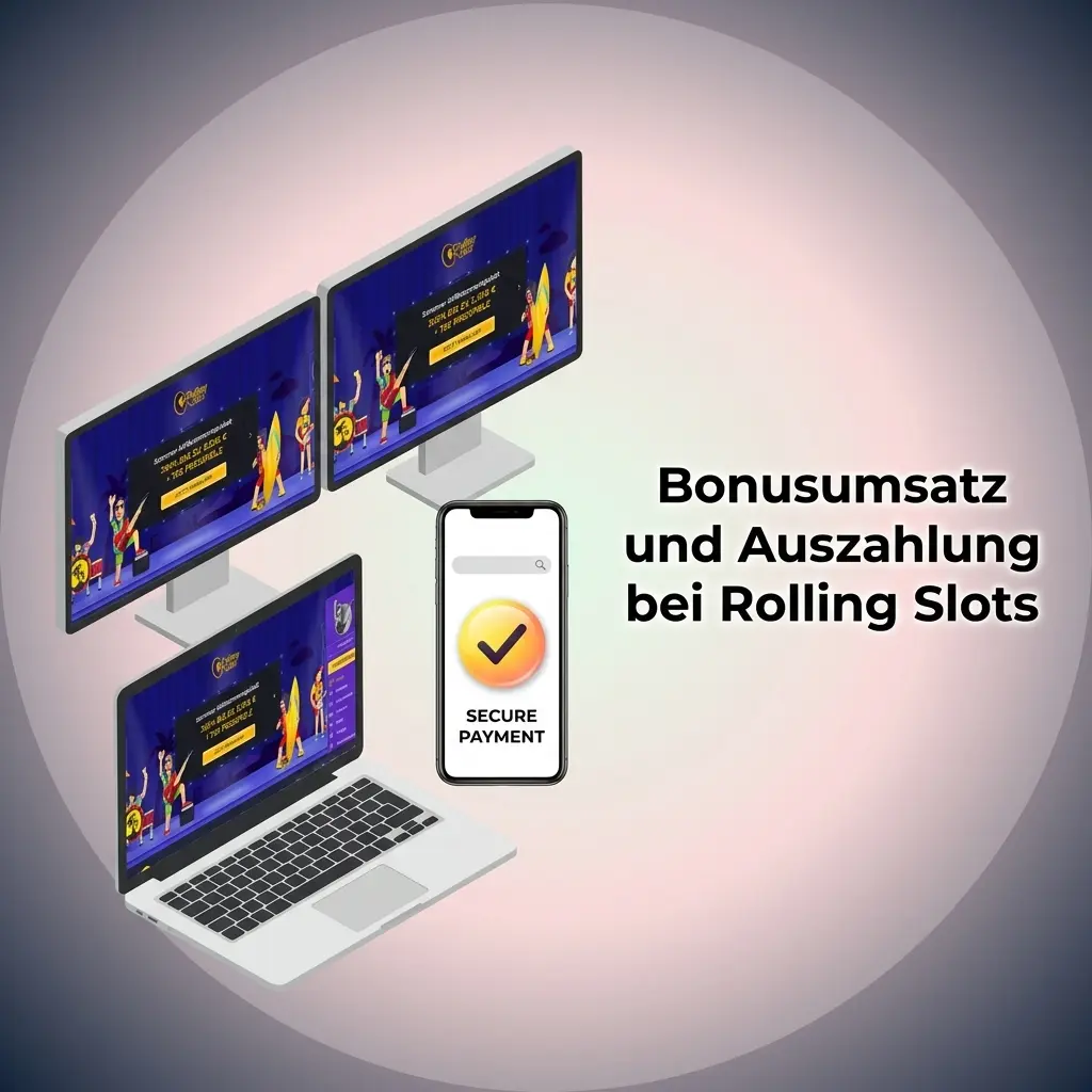 Bonusumsatz und Auszahlung bei Rolling Slots