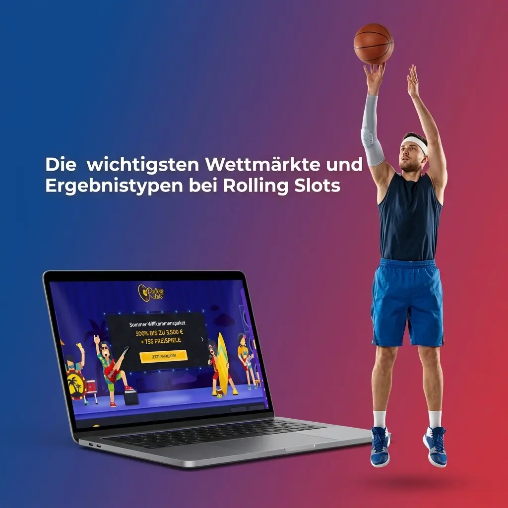 Wettmärkte und Ergebnistypen bei Rolling Slots