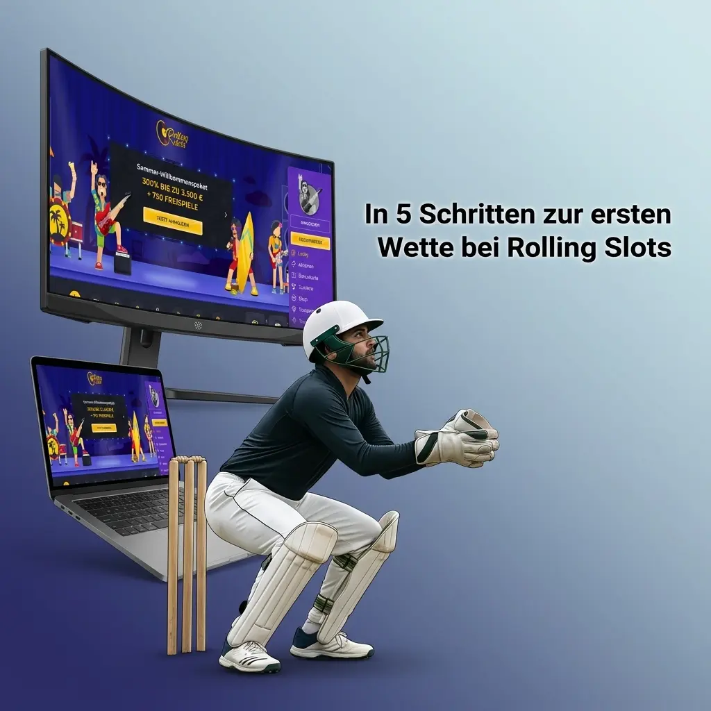 Schritt-für-Schritt Anleitung zur ersten Wette bei Rolling Slots