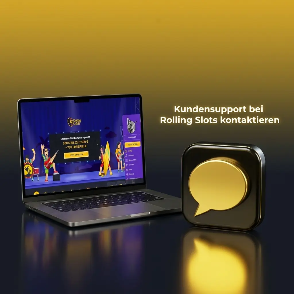 Kundensupport bei Rolling Slots kontaktieren