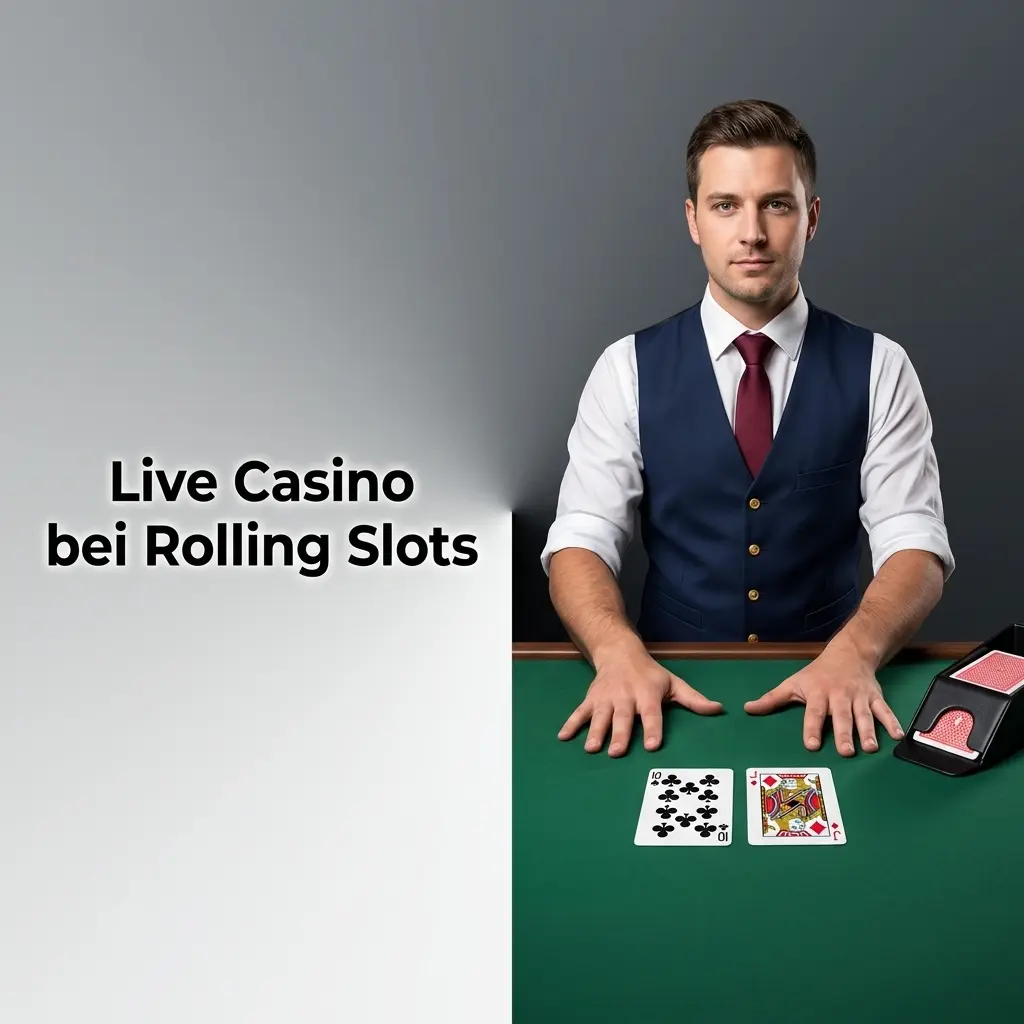 Live Casino Dealer bei Rolling Slots