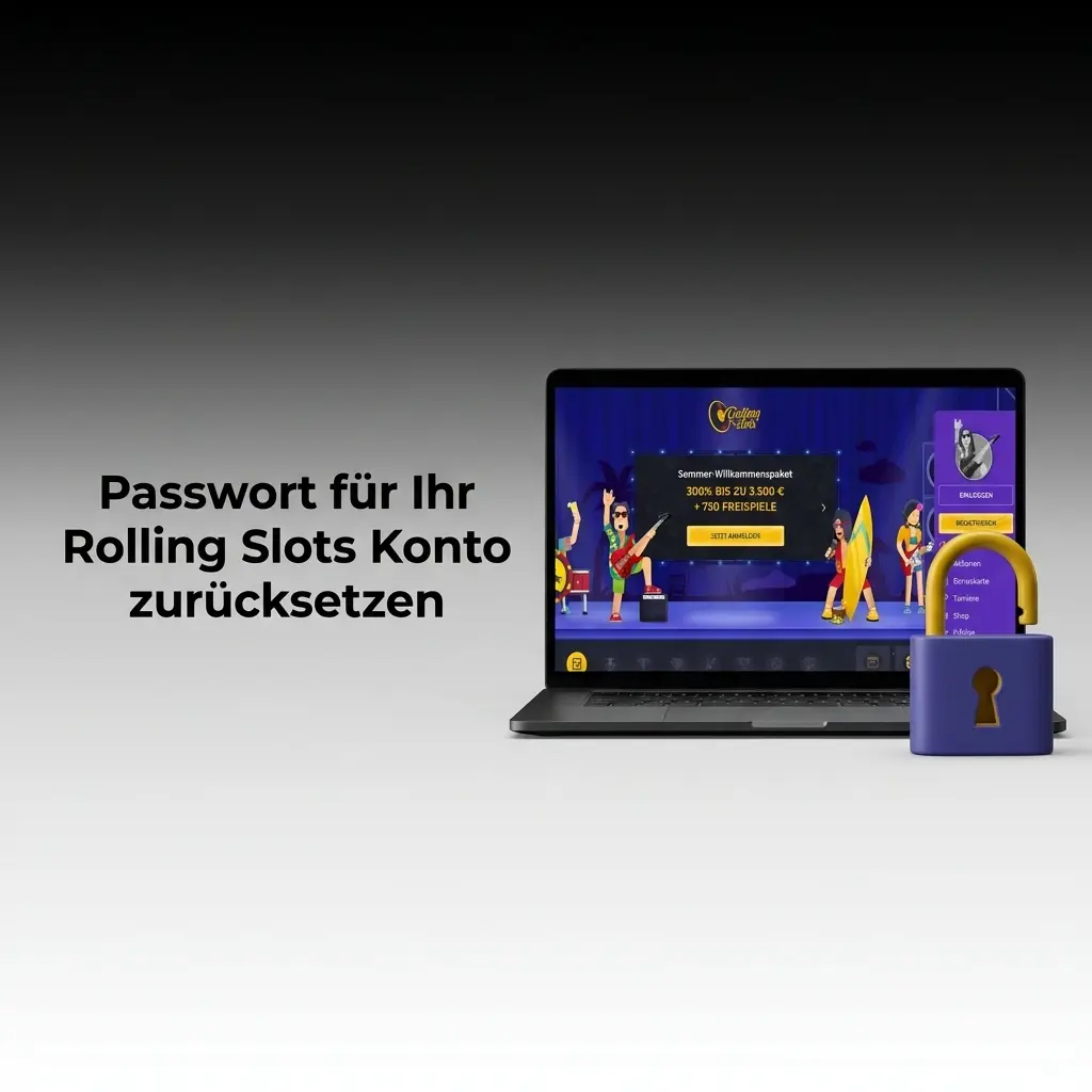 Passwort zurücksetzen bei Rolling Slots