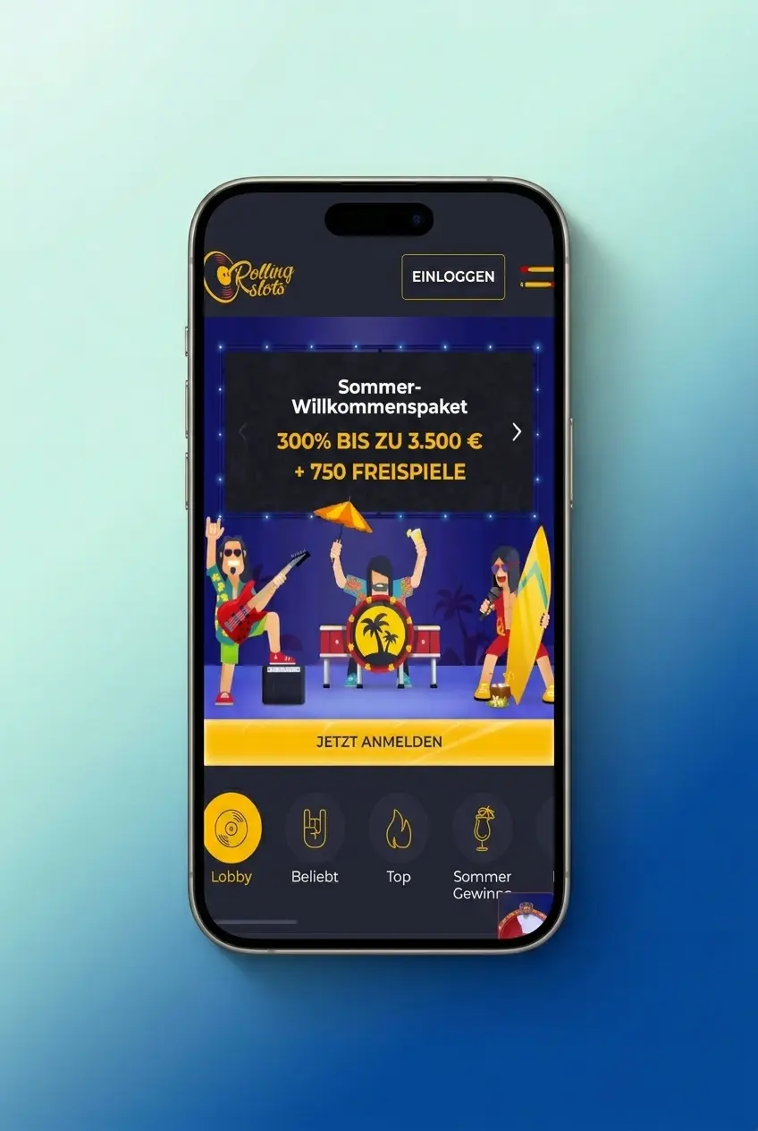 Rolling Slots Registrierung Schritt für Schritt