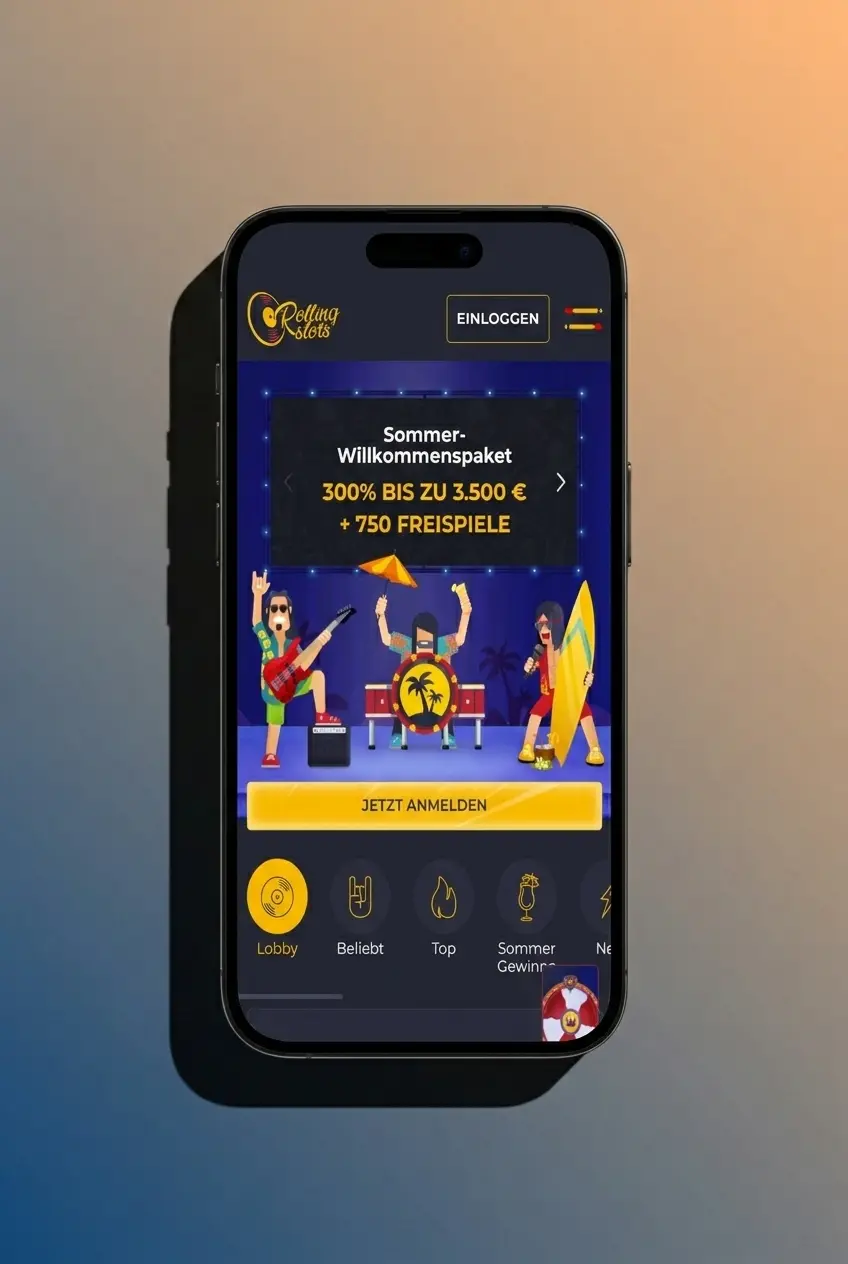 Rolling Slots Registrierung Schritt für Schritt