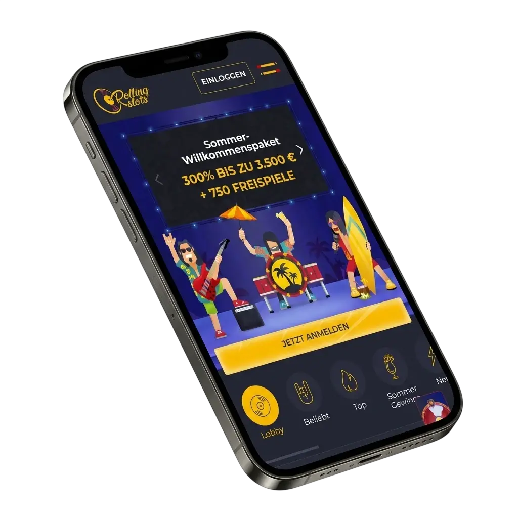 Rolling Slots App für Android und iOS herunterladen