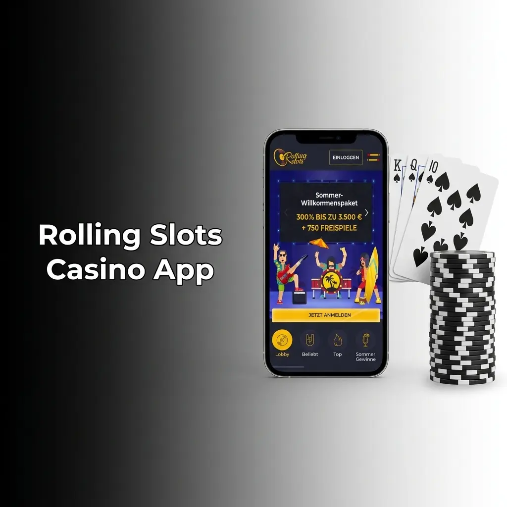 Rolling Slots Casino App mit Slots und Live-Casino