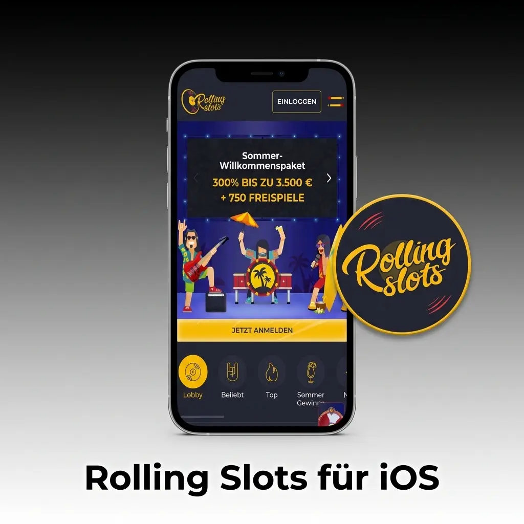 Rolling Slots iOS Mobile Website