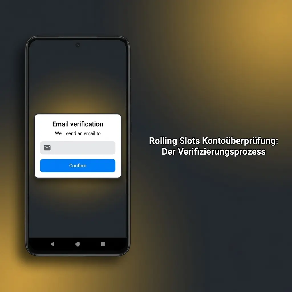 Rolling Slots Kontoüberprüfung Verifizierungsprozess
