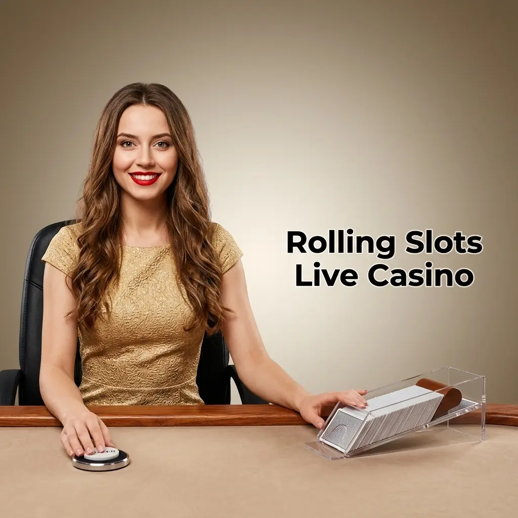 Rolling Slots Live Casino mit echten Dealern per HD-Stream