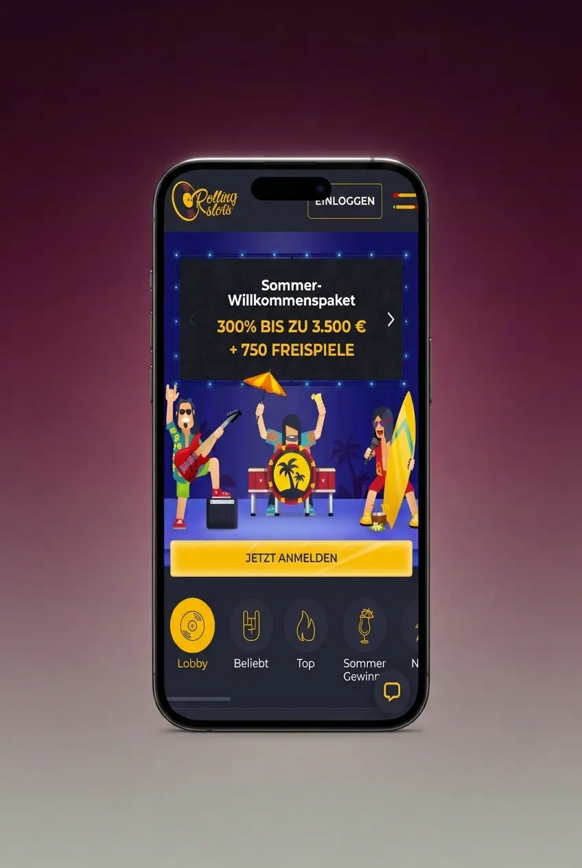 Rolling Slots Mobile App Promo Code aktivieren