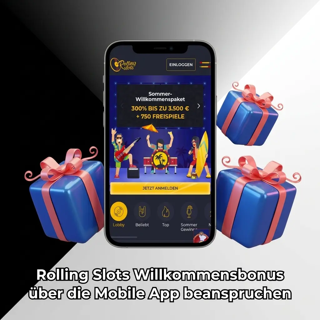 Rolling Slots Mobile App Willkommensbonus