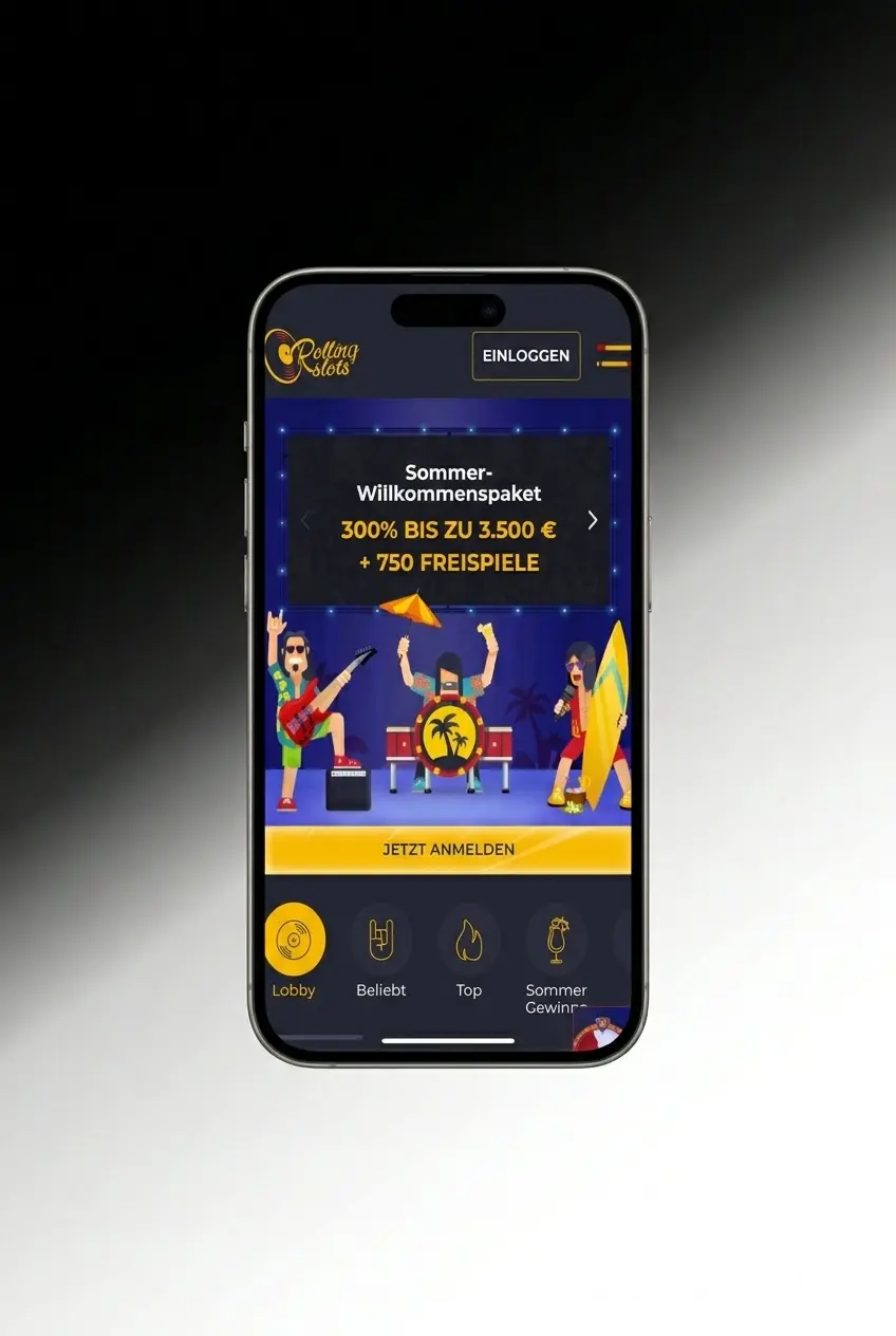 Rolling Slots Casino Registrierung Schritt für Schritt