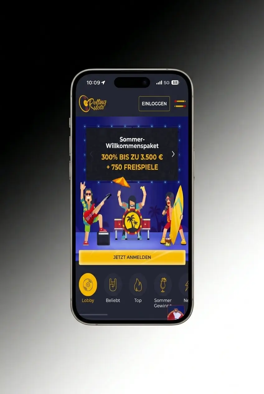 Casino-Spiele bei Rolling Slots starten
