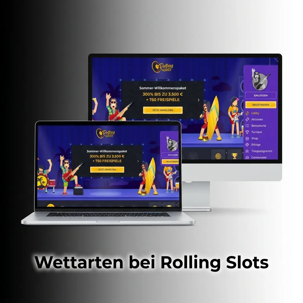 Wettarten bei Rolling Slots – Einzelwette, Systemwette und Kombiwette